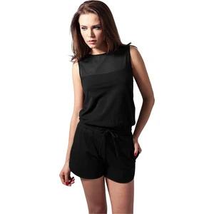 Women's Tech Mesh Hot Jumpsuit Black