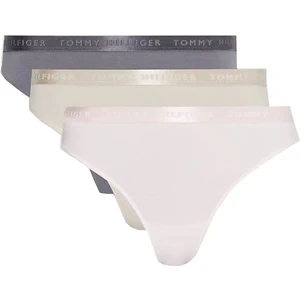 3PACK Women's Thongs Tommy Hilfiger multicolor