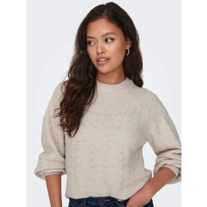 Beige women's sweater JDY Noora - Women