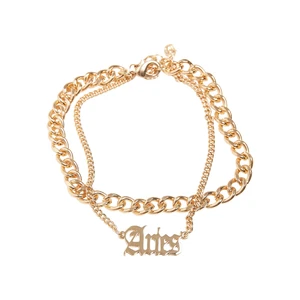 Zodiac Golden Aries Anklet