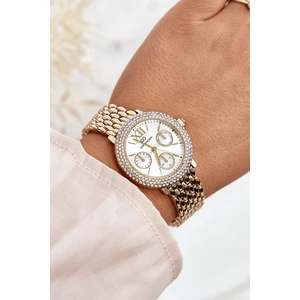 Women's watch decorated with cubic zirconia Giorgio&Dario Gold