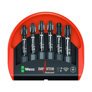 Wera Mini-Check Impaktor 1 05057691001 sada bitov 6-dielna krížový PH technológia Impaktor