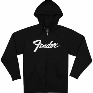 Fender Mikina Transition Logo Zip Front Black L