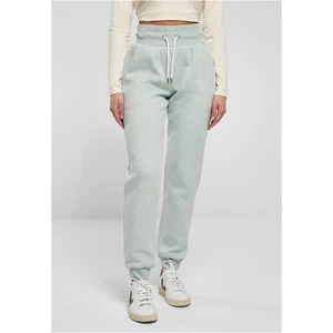 Women's high-waisted sweatpants Melange Sweat Salvia melange pants