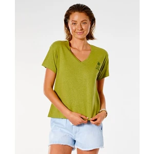 Tričko Rip Curl SWC V NECK TEE  Green Olive