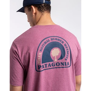 Patagonia M's Rubber Tree Mark Responsibili-Tee Evening Mauve L