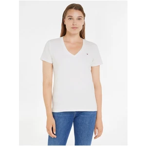 White Women's T-Shirt Tommy Hilfiger - Women