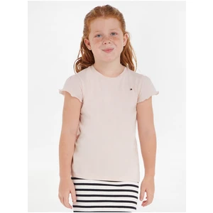 Light pink girly T-shirt Tommy Hilfiger - Girls