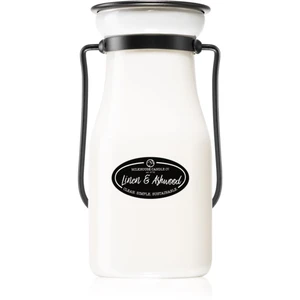 Milkhouse Candle Co. Creamery Linen & Ashwood vonná svíčka Milkbottle 227 g