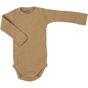 Lodger Romper Ciumbelle Size 56 detské body s dlhými rukávmi Honey 1 ks