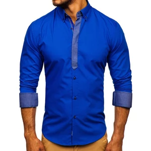 Pánská košile BOLF 3725 královsky modrá