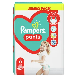 PAMPERS Nohavičky plienkové ActivePants 6 EXTRA LARGE 16+kg 44ks