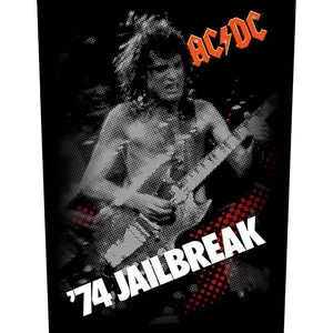 AC/DC 74 Jailbreak Aufnähpflaster Grau