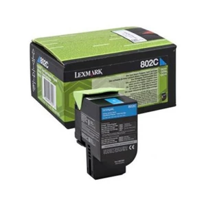 Lexmark 80C20CE, cyan, 1000str., return