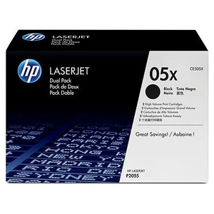 HP 05X CE505XD dvojbalení černý originální toner