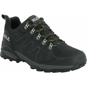 Jack Wolfskin Pánské outdoorové boty Refugio Texapore Low M Phantom/Burly Yellow 44,5