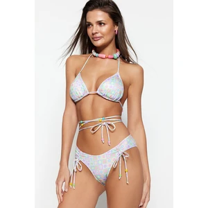 Trendyol Bikini Bottom - Multicolor - Geometric pattern