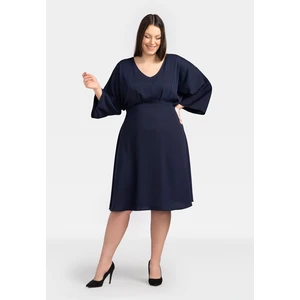 Karko Woman's Dress SB609 Navy Blue