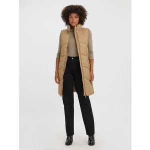 Vero Moda Dámská vesta VMUPPSALA 10273950 Tigers Eye XXL