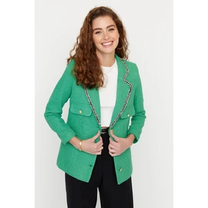 Trendyol Blazer - Green - Regular fit