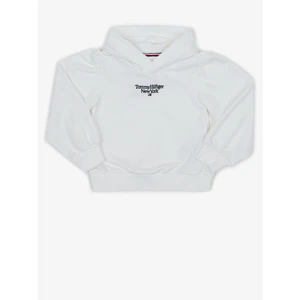 White Girls' Hoodie Tommy Hilfiger - Girls