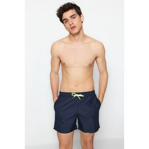 Trendyol Swim Shorts - Dark blue - Plain