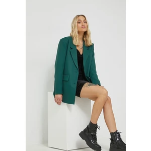 Green Ladies Oversize Jacket Noisy May Milla - Women