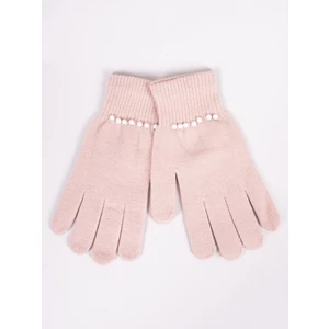 Yoclub Woman's Women's Five-Finger Gloves RED-0227K-AA50-001