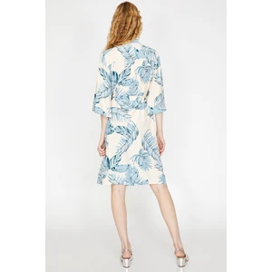 Koton Dress - Blue - Wrapover