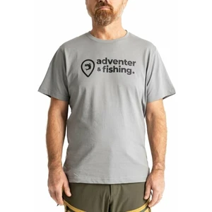 Adventer & fishing Horgászpóló Short Sleeve T-shirt Titánium XL