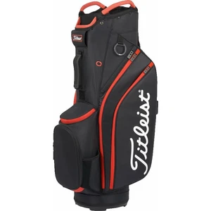 Titleist Cart 14 Black/Black/Red Borsa da golf Cart Bag