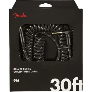 Fender Deluxe Coil Negro 9 m Recto - Acodado