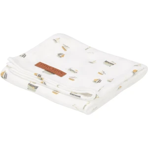 Little Dutch Swaddle Sailors Bay osuška White 120x120 cm