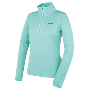 Women's sweatshirt with turtleneck HUSKY Artic L turquoise