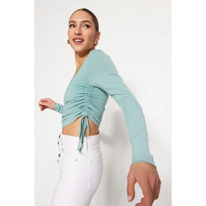 Trendyol Blouse - Green - Slim fit