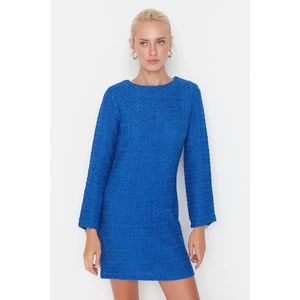 Trendyol Blue Tweed Dress