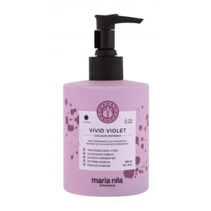 Maria Nila Colour Refresh Vivid Violet jemná vyživující maska bez permanentních barevných pigmentů výdrž 4 – 10 umytí 0.22 300 ml