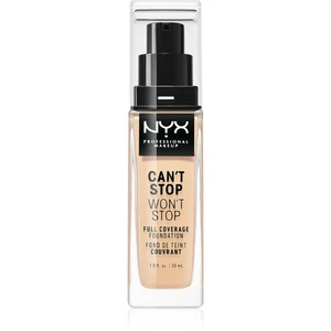 NYX Professional Makeup Can't Stop Won't Stop vysoce krycí make-up odstín 06 Vanilla 30 ml