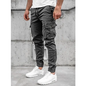 Pantaloni joggers cargo grafit Bolf CT6702S0