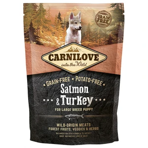 CARNILOVE PUPPY large SALMON/turkey - 1,5kg