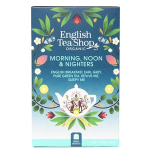 English Tea Shop MIX ranné, poludňajšie a nočné čaj BIO 20 sáčkov