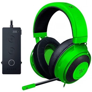 Gamer fülhallgató Razer Kraken, green (Tournament Edition)