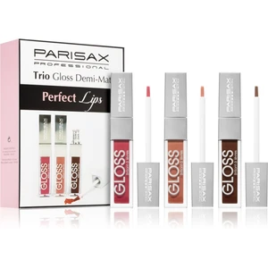 Parisax Perfect Lips Trio sada lesků na rty Demi-Mat