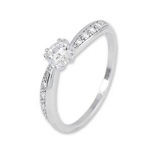 Brilio Silver Stříbrný zásnubní prsten 426 001 00574 04 56 mm