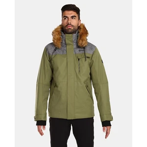 Men's winter jacket Kilpi ALPHA-M Green