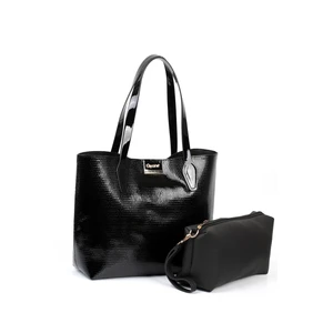 Capone Outfitters Shoulder Bag - Black - Plain