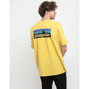 Patagonia M's P-6 Logo Responsibili-Tee Surfboard Yellow L