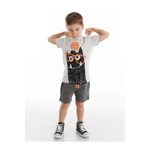 Denokids Bla Monster Boys Shorts Set