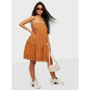 Brown dress with madeira Noisy May Jackie - Women