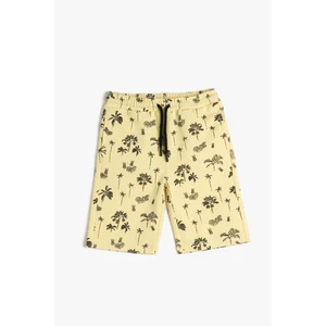 Koton Shorts - Yellow - Normal Waist